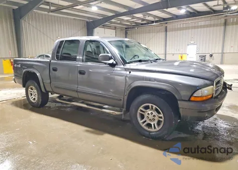 2003 Dodge Dakota Quad Slt from USA, damaged, VIN 1D7HG48N73S355932